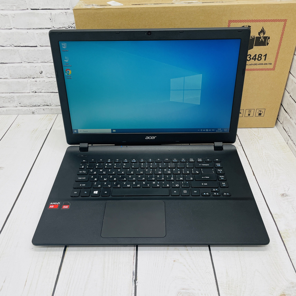 Acer ES1-522-62NG, AMD A6-7310, Radeon R4 Ноутбук 15.6", RAM 4 ГБ, HDD 500 ГБ, Windows Pro, Русская раскладка #1