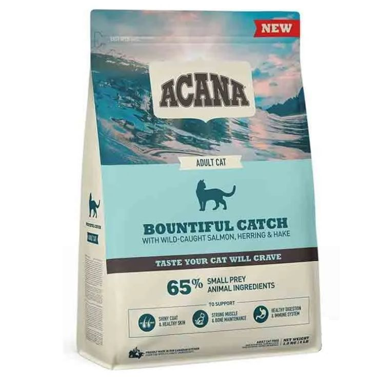 Корм для кошек сухой ACANA BOUNTIFUL CATCH Cat, низкозерновой с рыбой 1,8 кг  #1