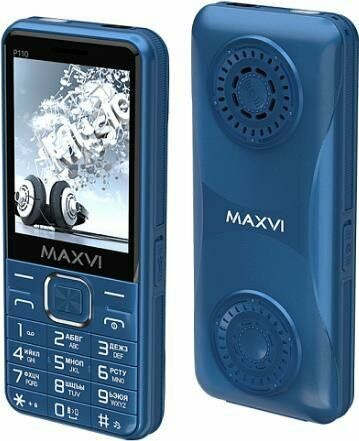 Maxvi Мобильный телефон Maxvi P110, синий #1