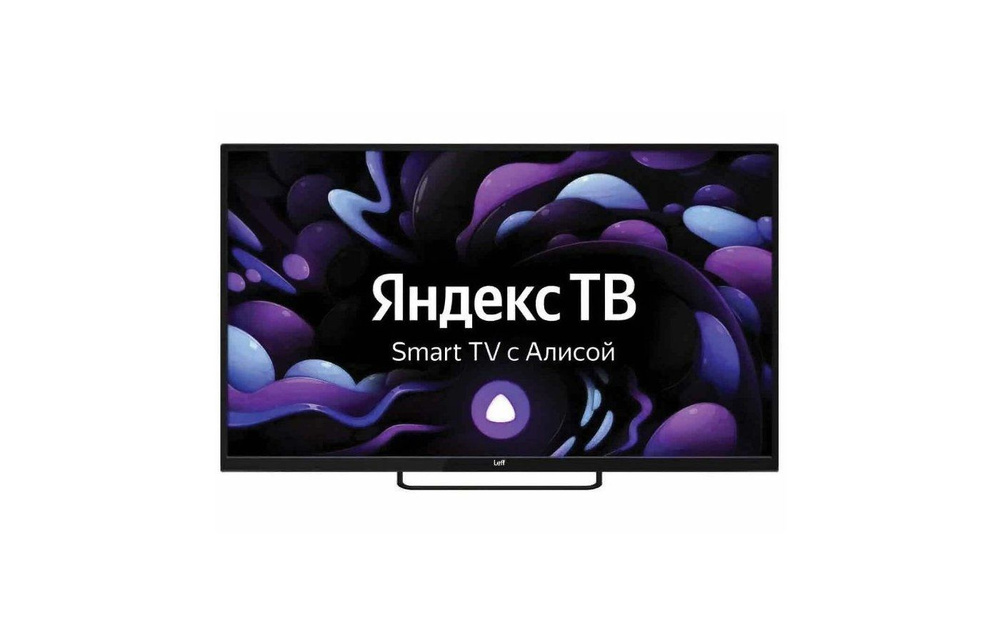 Leff Телевизор 32" HD, черный #1