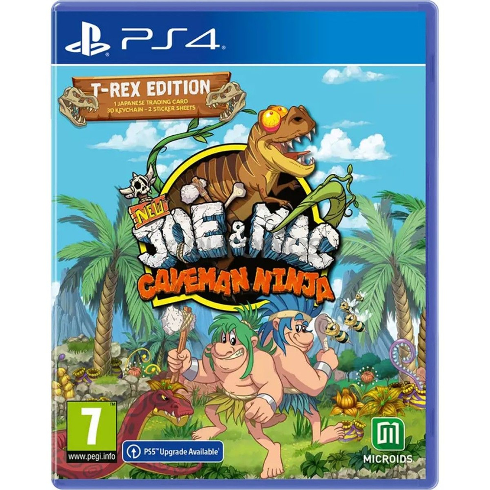 New Joe & Mac: Caveman Ninja. T-Rex Edition (русские субтитры) (PS4) #1