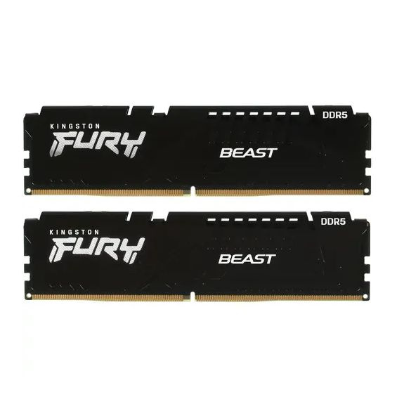 Kingston Оперативная память FURY Beast Black 2x16 ГБ (KF552C40BBK2-32) #1