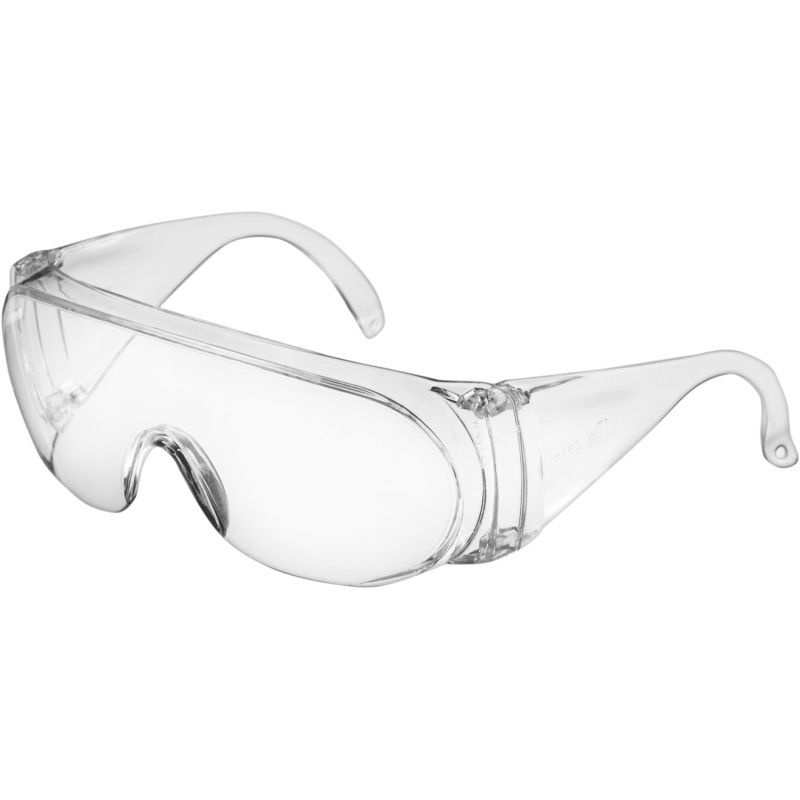 Защитные очки ЕЛАНПЛАСТ "Люцерна", пластик, поликарбонат, О-13011 (откр прозр линзы)  #1