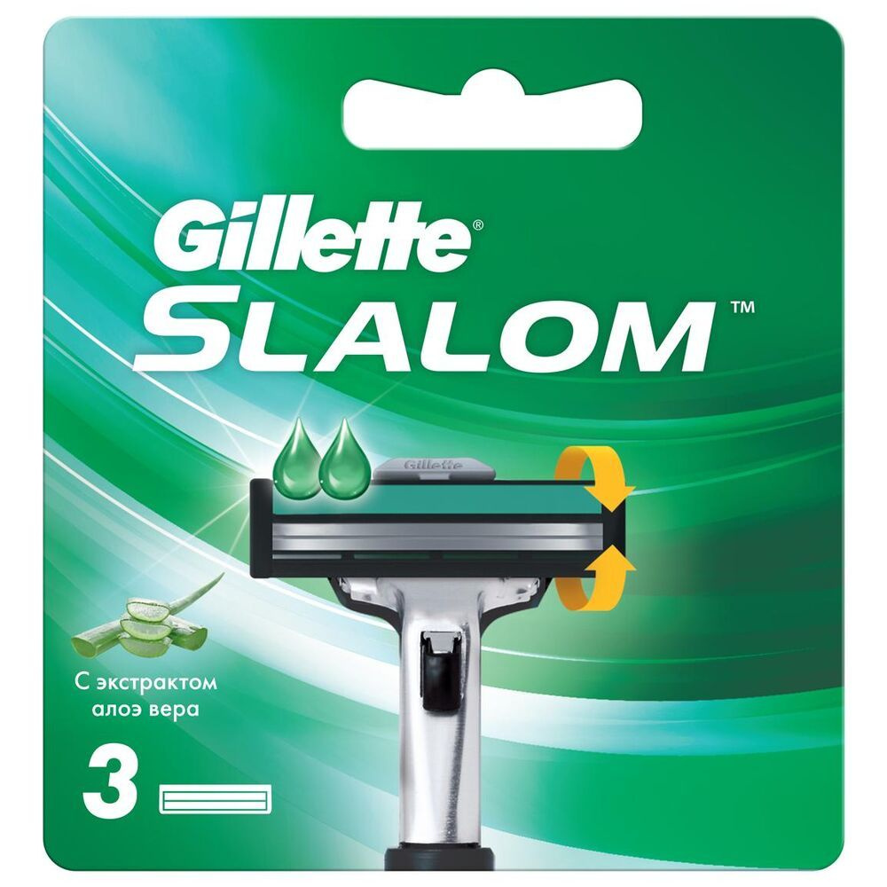 Gillette Сменные кассеты Slalom, 3 шт. #1