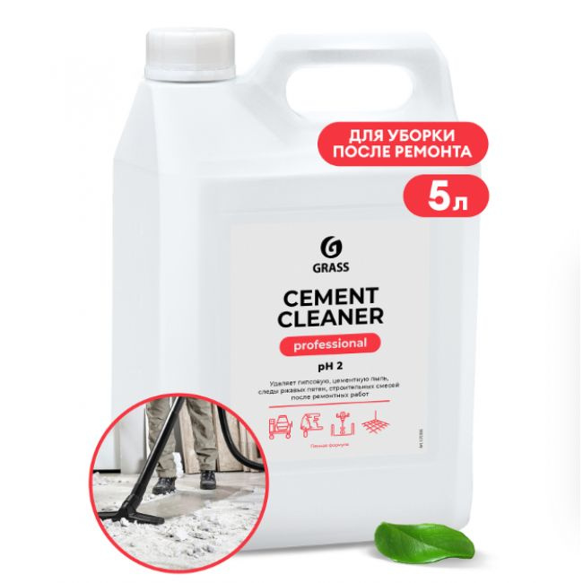 Средство для очистки после ремонта - GRASS Cement Cleaner 5л #1