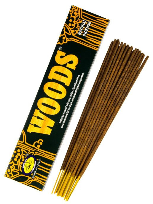 WOODS Natural Incense, Cycle Pure Agarbathies (ЛЕС натуральные благовония, Сайкл Пьюр Агарбатис), уп. #1