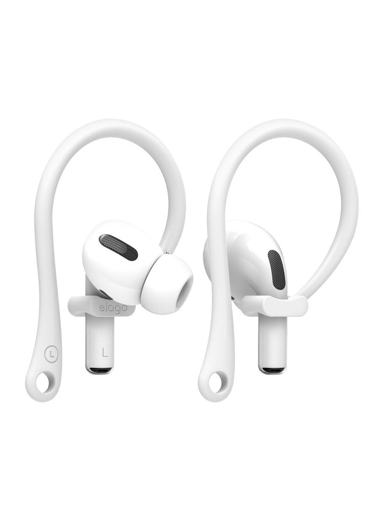 Держатели на ухо Elago EarHook для беспроводных наушников Apple Airpods 1, 2, 3, Pro, Pro 2 / крепление #1