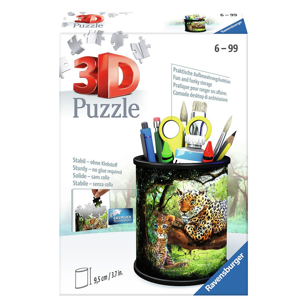 3D Пазл "Подставка для карандашей и ручек" - Дикая природа, 54 эл.  #1