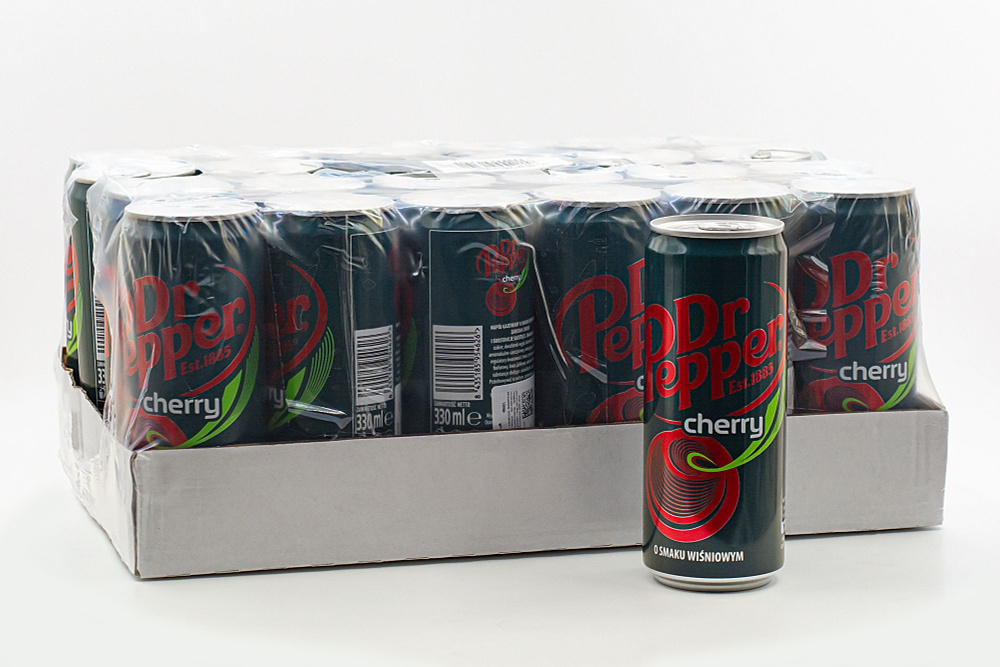 Напиток безалкогольный газированный Dr.Pepper Cherry 330мл Упаковка 24шт.  #1