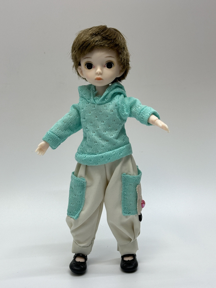 Кукла шарнирная 30 см с одеждой, / №3 / с большими глазами, для девочки, Коллекционная  #1