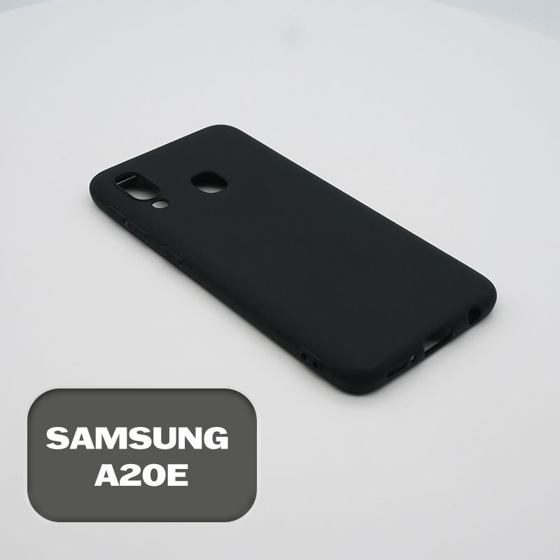 Матовый силиконовый чехол клип-кейс AFIVE на Samsung Galaxy A20e с открытой камерой, тонкий по размеру #1