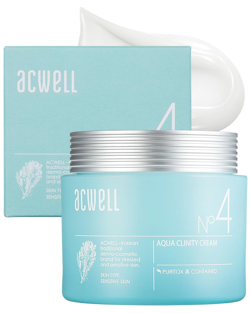 ACWELL Aqua Clinity Cream - 24-часовой успокаивающий увлажняющий крем для лица, идеально подходит для #1