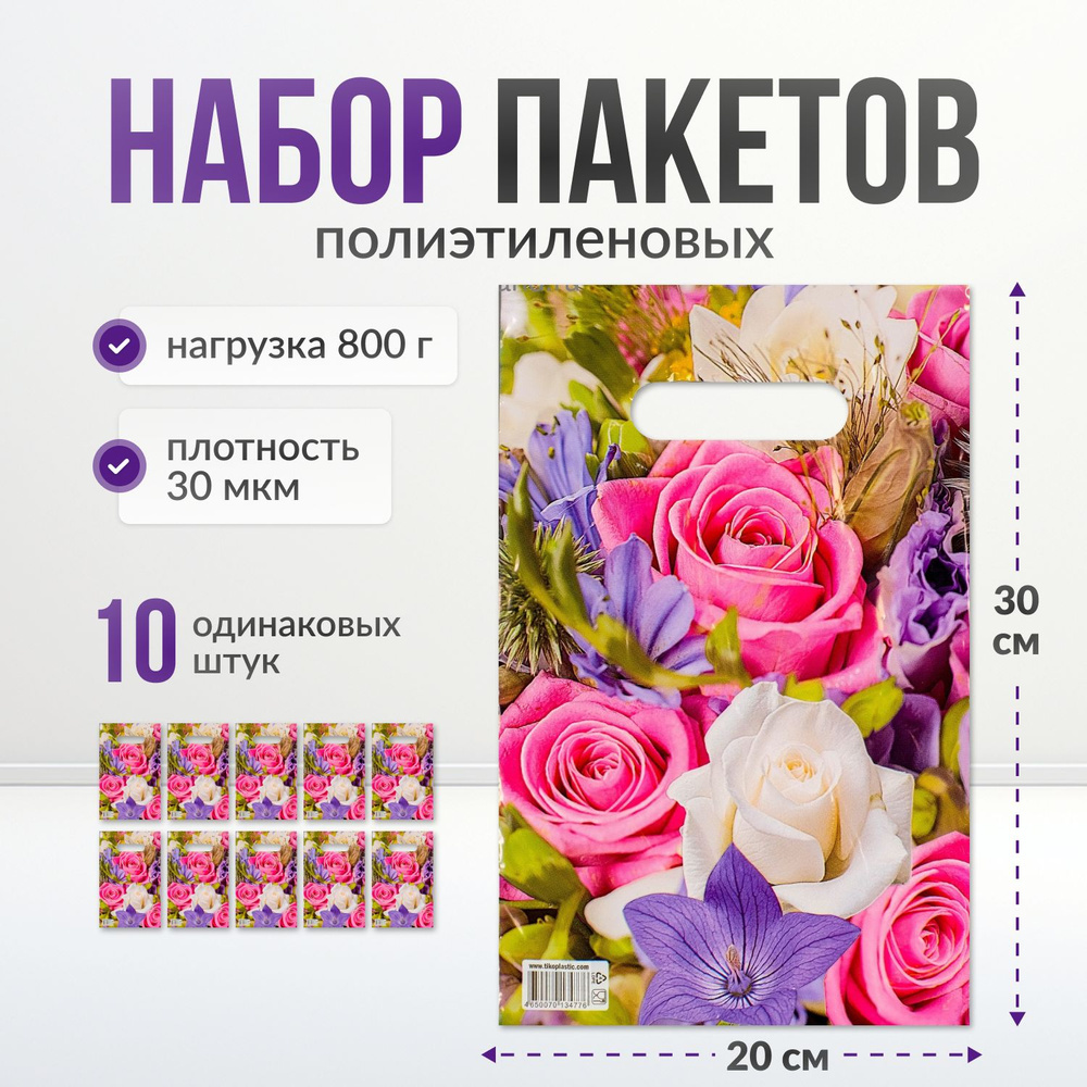 Upak Land Пакет подарочный 20*30 см, 10 шт. #1