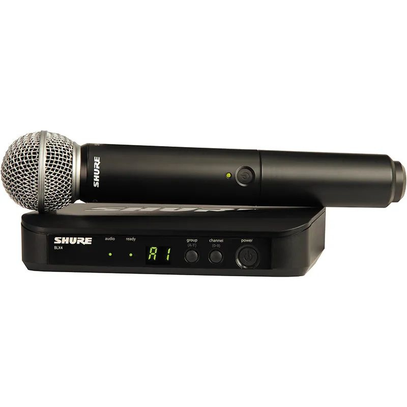 SHURE BLX24E/SM58-M17 662-686 MHz - вокальная радиосистема с капсюлем динамического микрофона SM58  #1