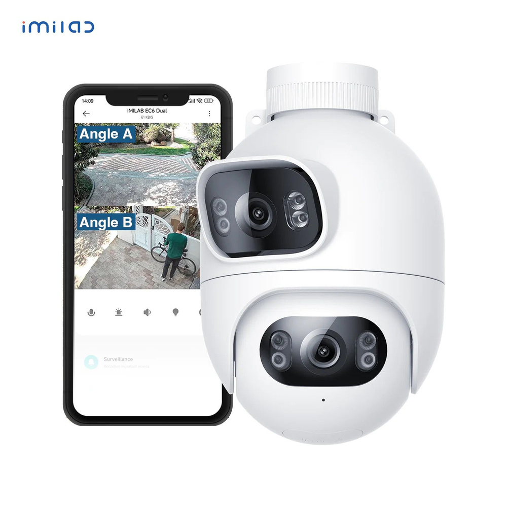 IP камера IMILAB Outdoor Security Camera EC6 Dual (CMSXJ68A) EU #1