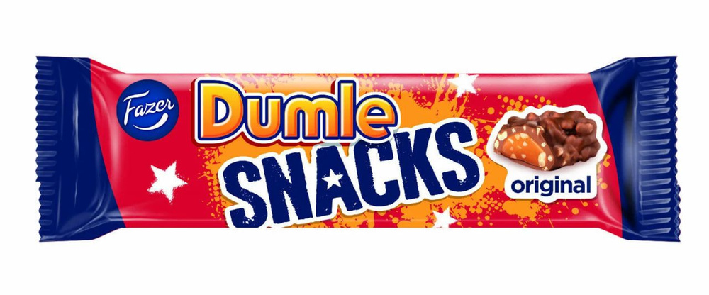 Шоколадные батончики Fazer Dumle Snacks, 40г (Финляндия) #1