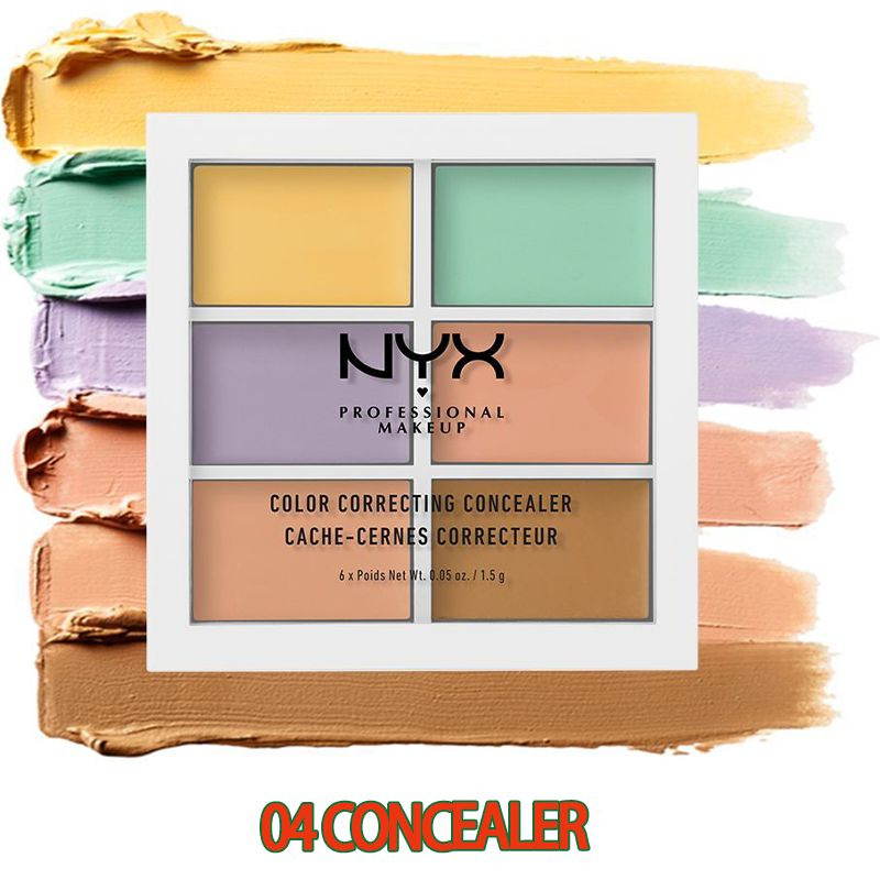 NYX Professional Makeup Палетка для коррекции лица COLOR CORRECTING PALETTE, оттенок 304, цветная, 6*1.5 #1