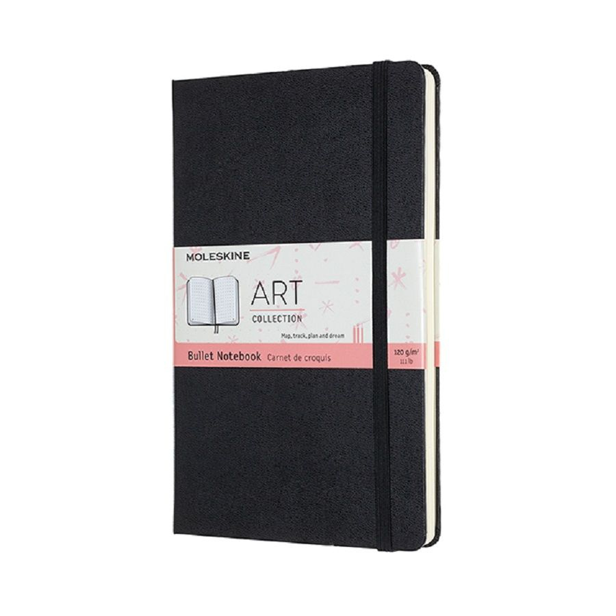 Блокнот в точку Moleskine bullet journal ART BULLET ARTBULNT3 13х21 см 160 страниц черный  #1