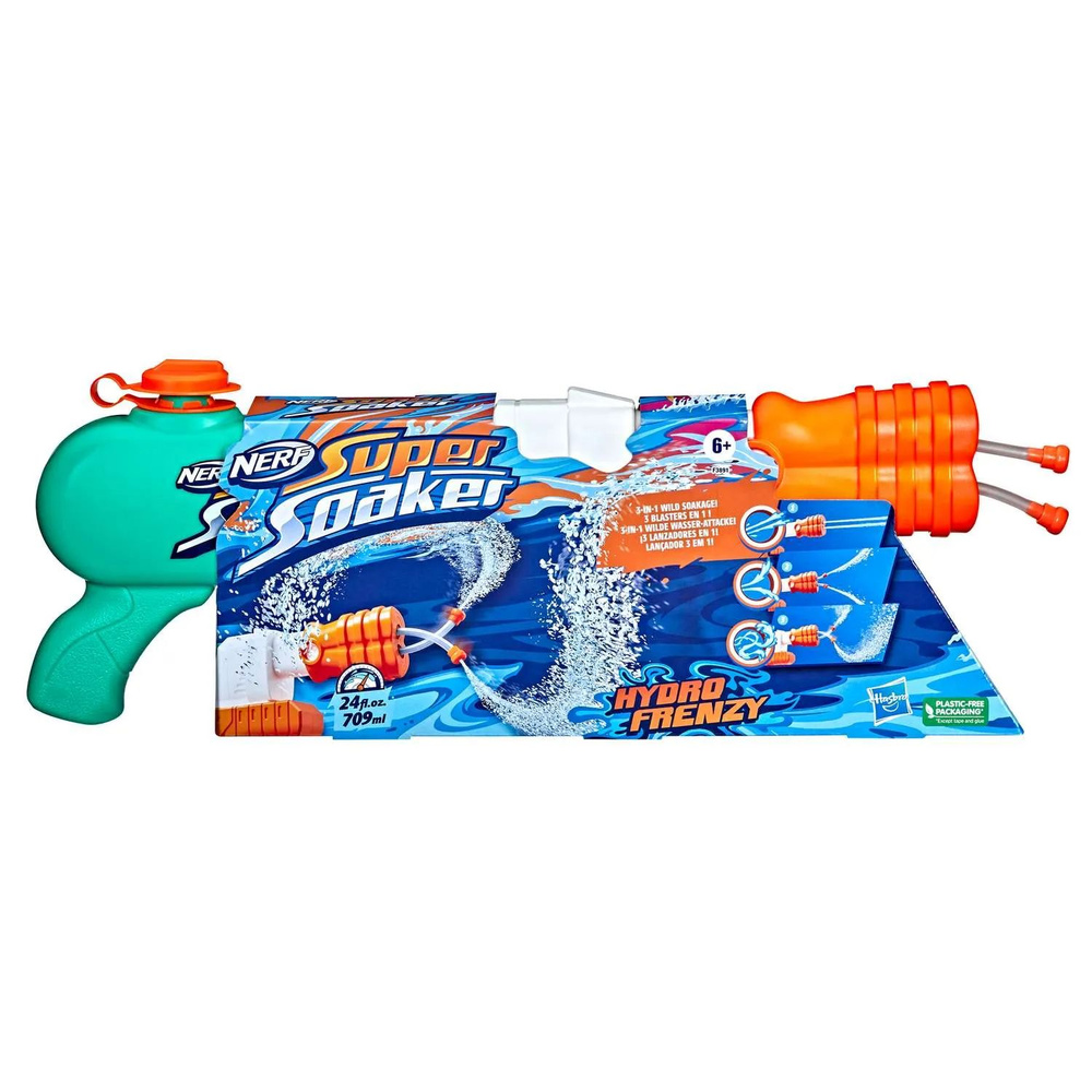 Nerf Бластер Super soaker, шторм 8, водный, 709 мл #1