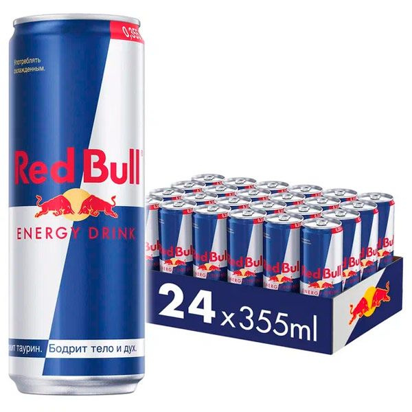 Энергетический напиток Red Bull, 0,355 л х 24 шт #1