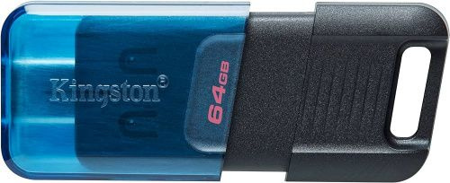 Kingston USB-флеш-накопитель Флеш USB 64GB 3.2 Kingston DT80M/64GB Type-C 64 ГБ #1