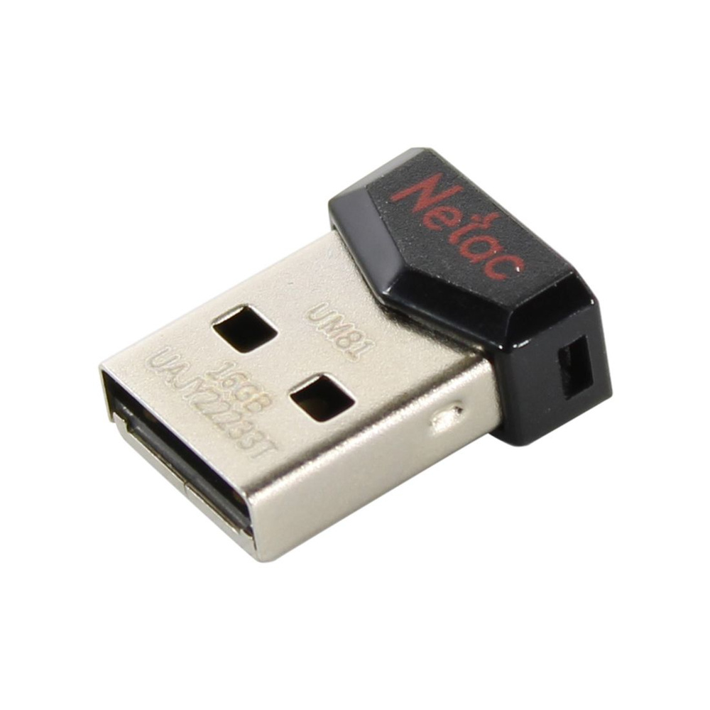 Netac USB-флеш-накопитель Флеш USB Netac NT03UM81N-016G-20BK 16GB 16 ГБ #1