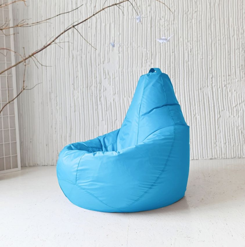 Кресло-мешок Груша, Оксфорд 210, Размер XL,голубой #1