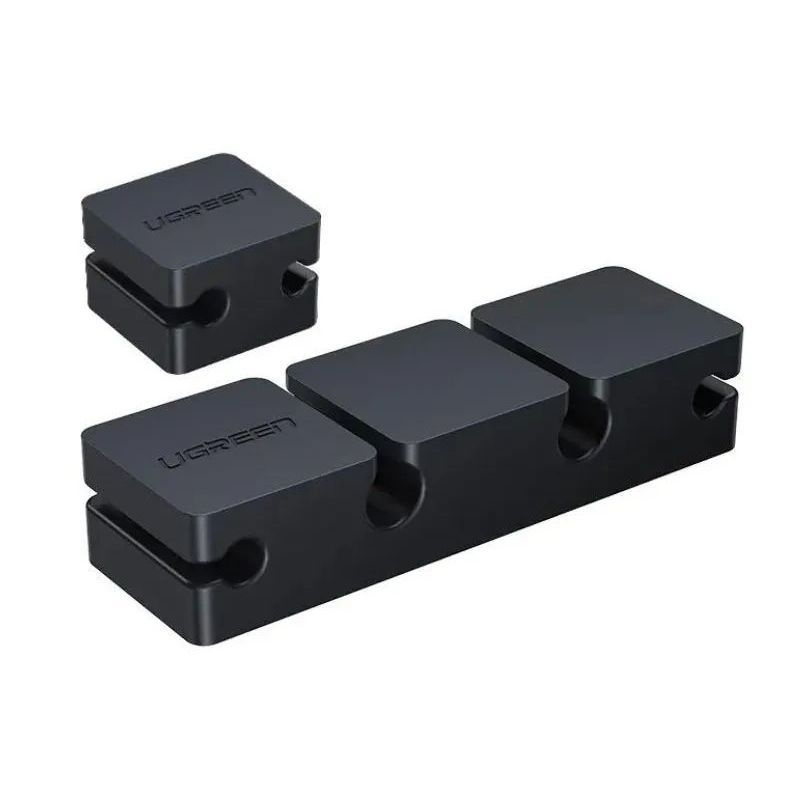 Держатель для проводов UGREEN LP208 (70585) Cable Holder Clips (3+1 комбинация) черный  #1