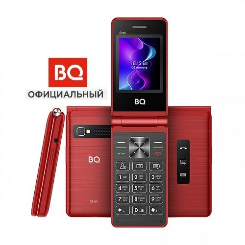 Мобильный телефон BQ 2411 Shell Red #1