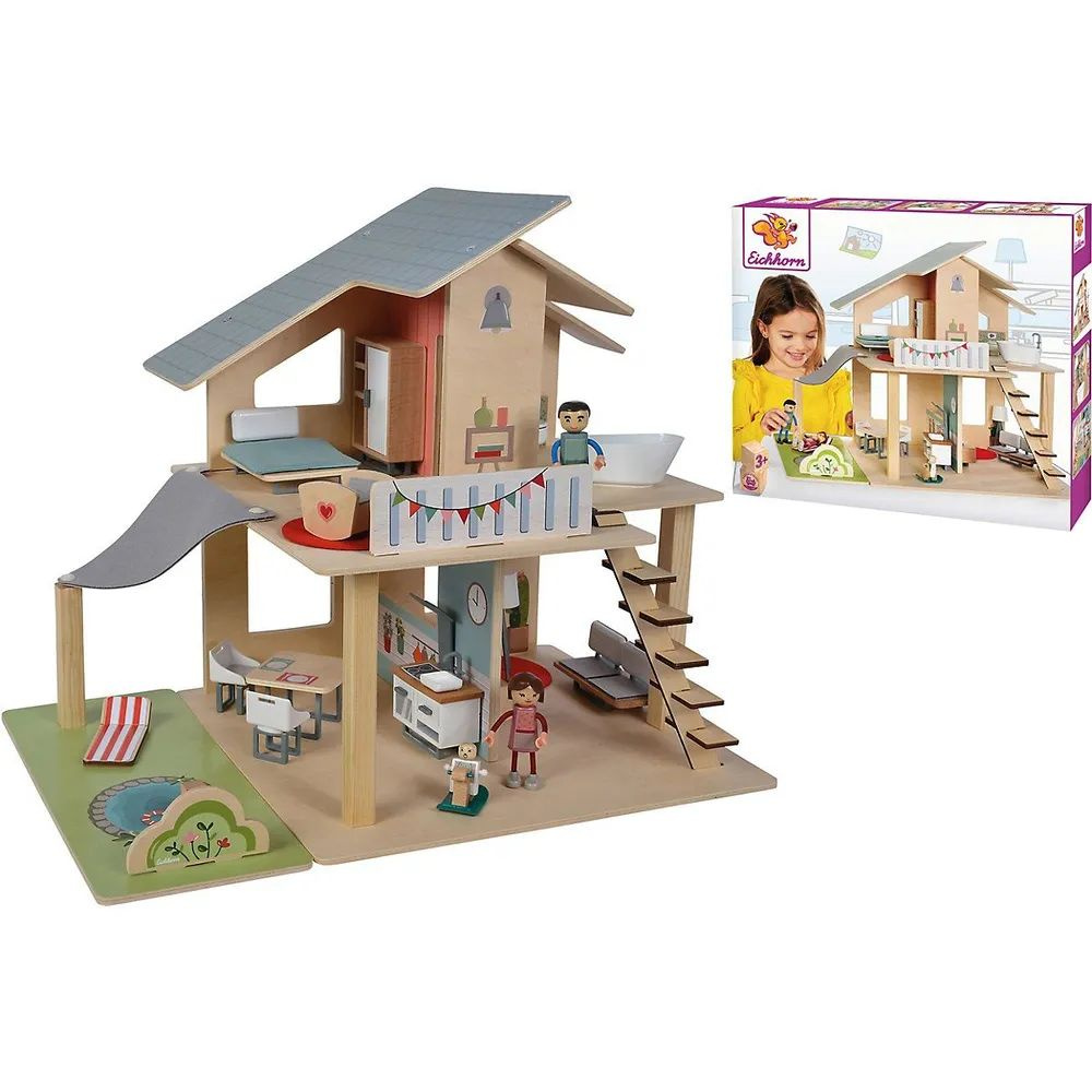 Кукольный домик с мебелью Eichhorn Puppenhaus mit Mobeln #1