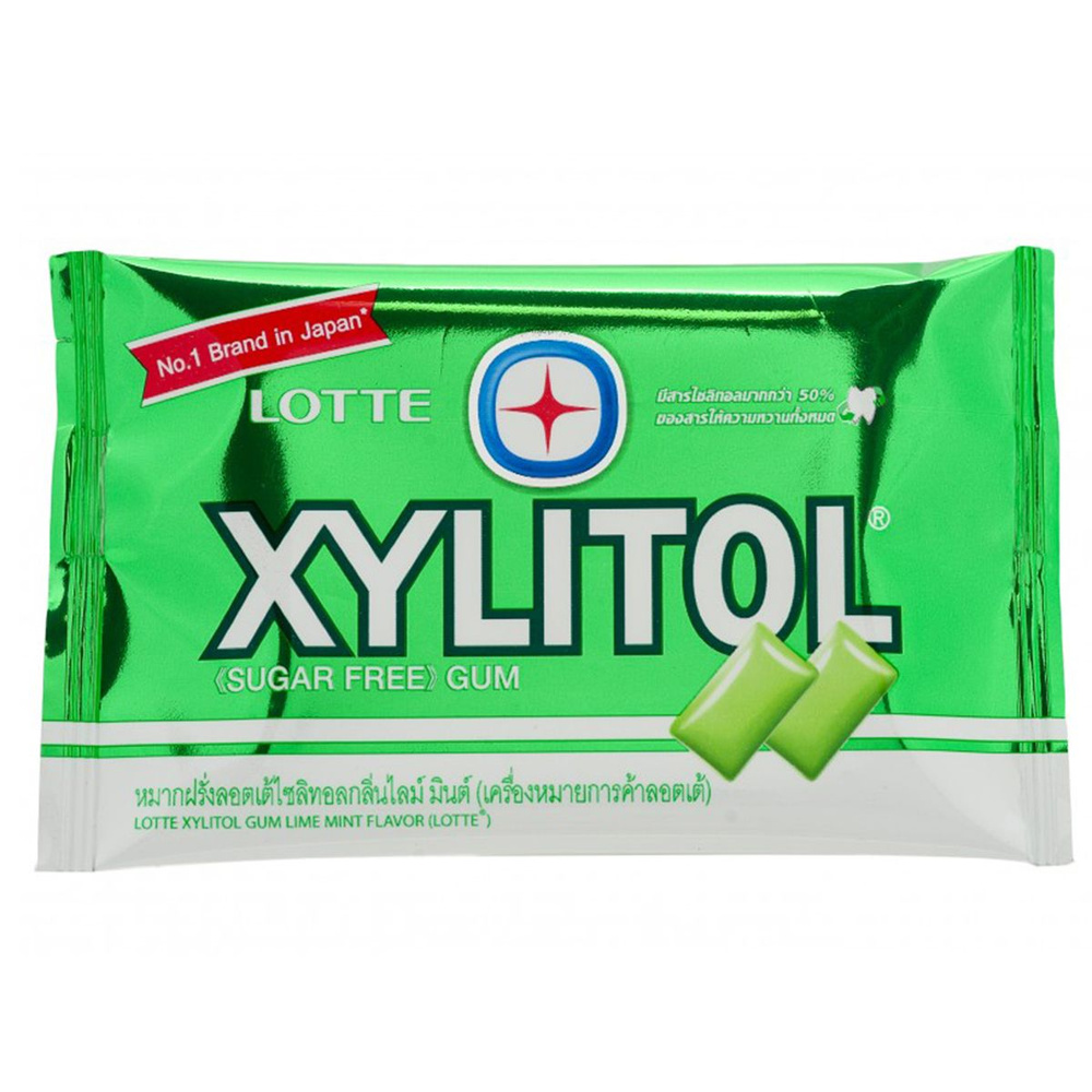 Lotte / Резинка жевательная Xylitol Lime Mint "Лайм и мята", 10 уп #1