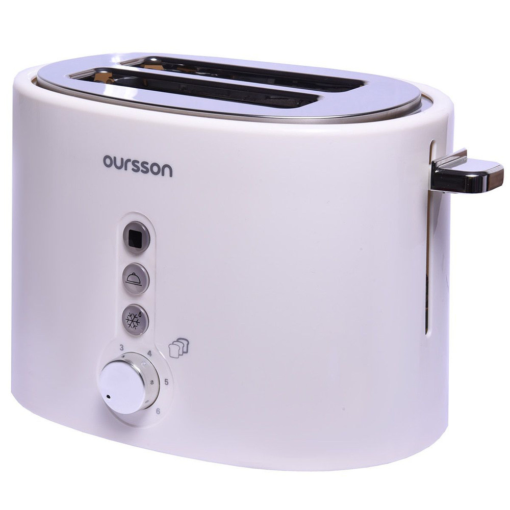 Тостер Oursson TO2110/IV, 800 Вт, 6 степеней поджаривания, функции размораживания и подогрева.  #1