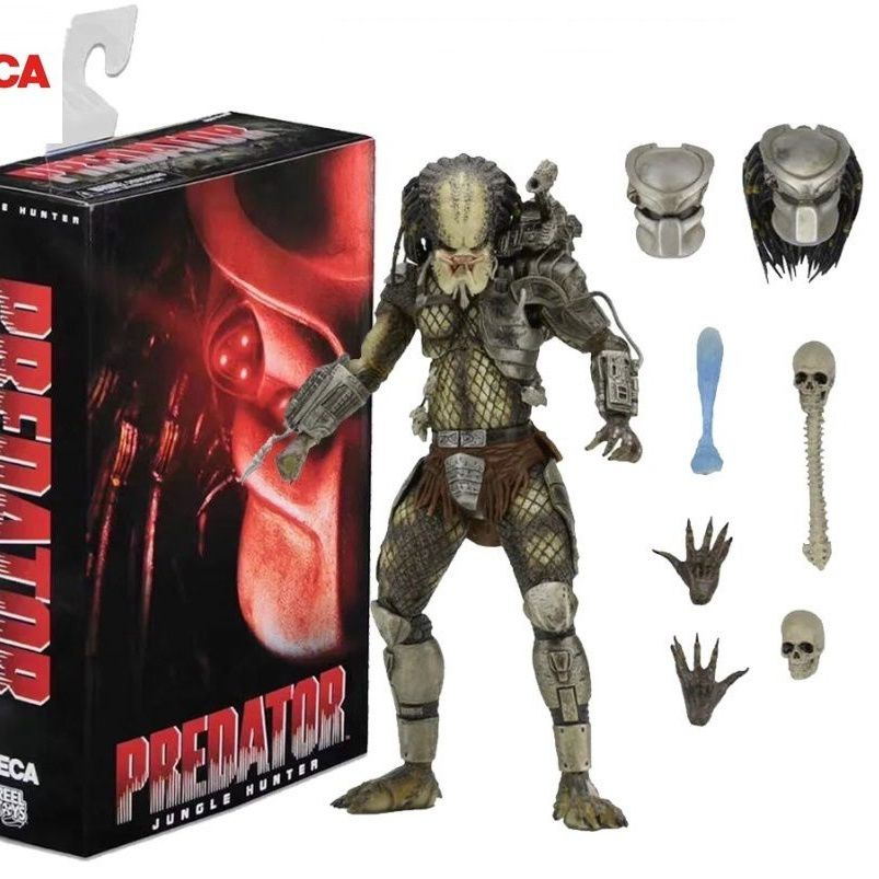 Коллекционная фигурка "NECA" с аксессуарами "Хищник". "Predator Jungle Hunter" (orig. edition)  #1