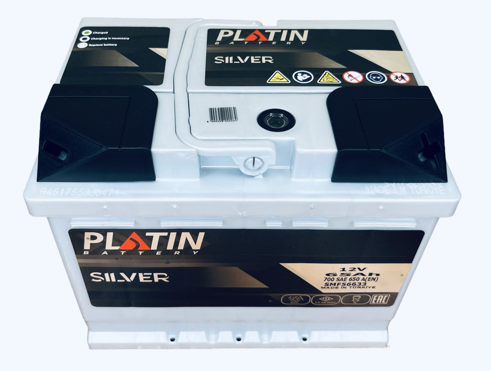 Аккумулятор автомобильный Platin Silver 65 Ач 650 A о.п. SMF L2 242х175х190  #1