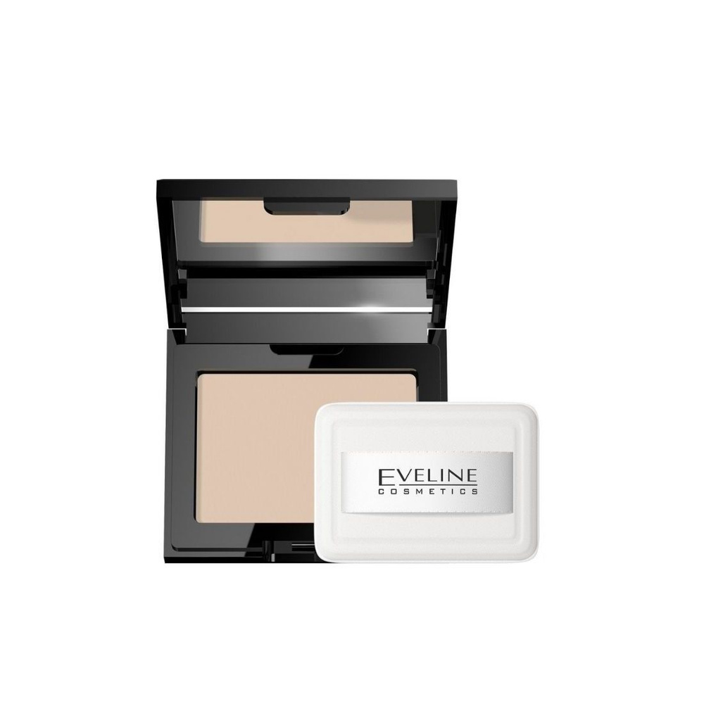 Eveline Cosmetics Пудра бархатистая, компактная пудра, № 14, 9 г #1