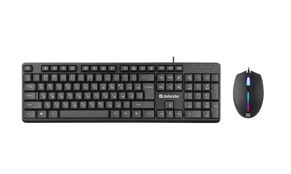 Defender Комплект игровая мышь + клавиатура Комплект проводной клавиатура+мышь Triumph C-991 RU черный, #1