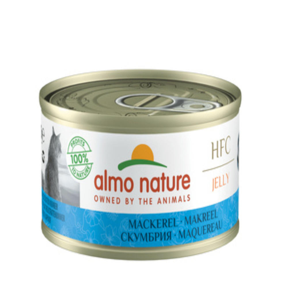 Almo Nature Консервы для Кошек "Скумбрия в желе" Legend HFC Adult Cat Mackerel Jelly 24шт*70гр  #1