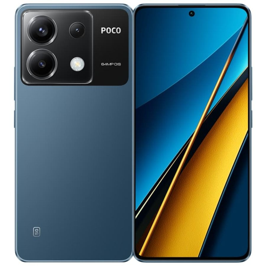 Poco Смартфон X6 5G 8/256 ГБ, синий #1