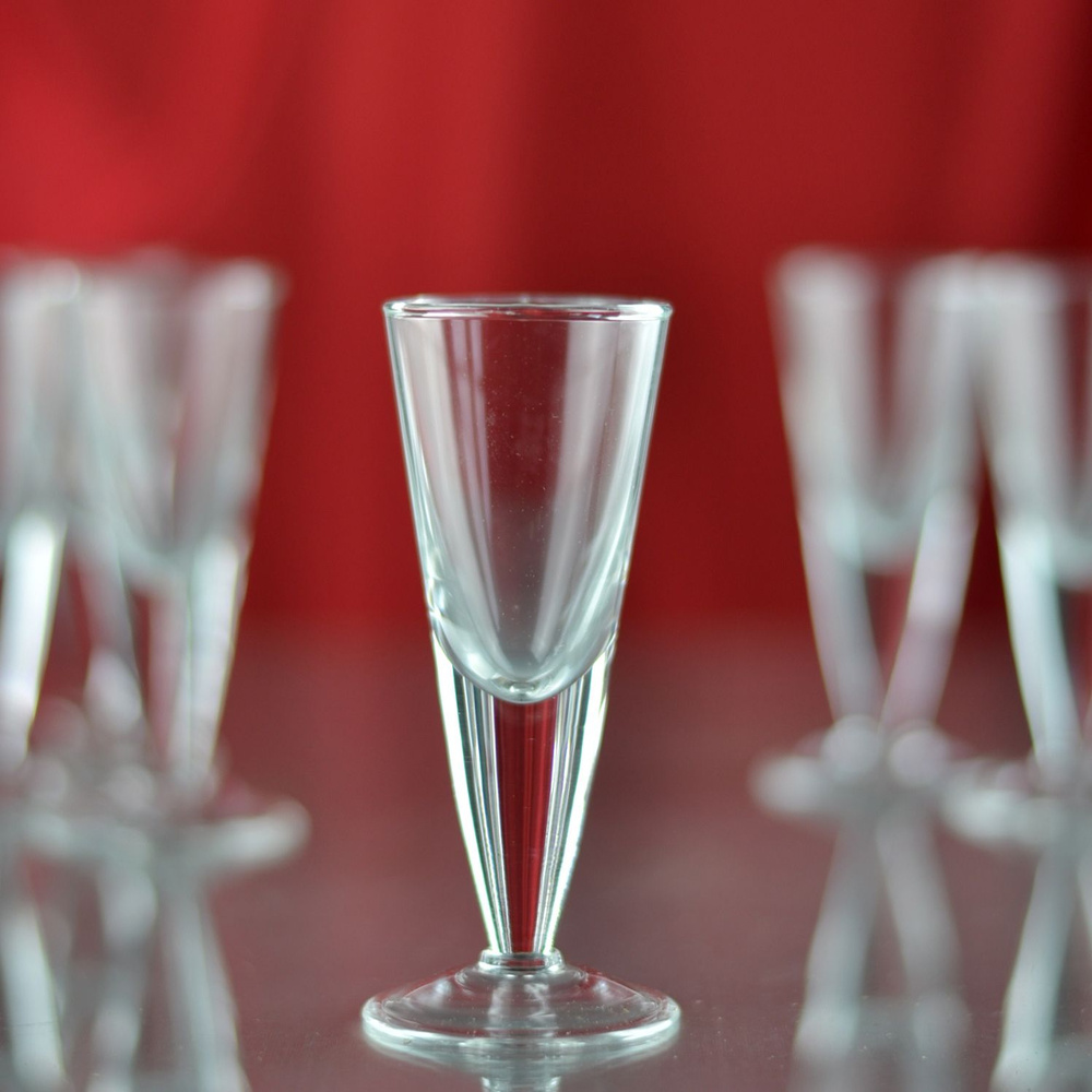 Рюмки шоты Неман стеклозавод набор 6 шт, 20 мл (11670 100/2) изготовлены из стекла, для водки, виски, #1