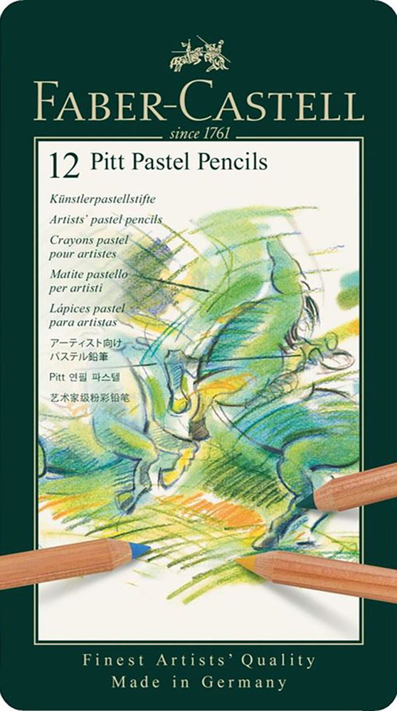 Карандаши пастельные цветные Pitt Pastel, 12 цветов #1