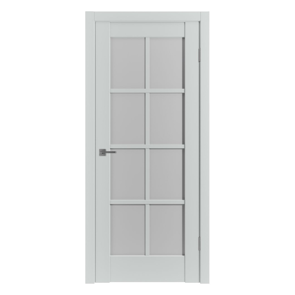 Дверь EMALEX ER1 / EMALEX STEEL / WHITE CLOUD (700x2000) + коробка + 5 наличников  #1