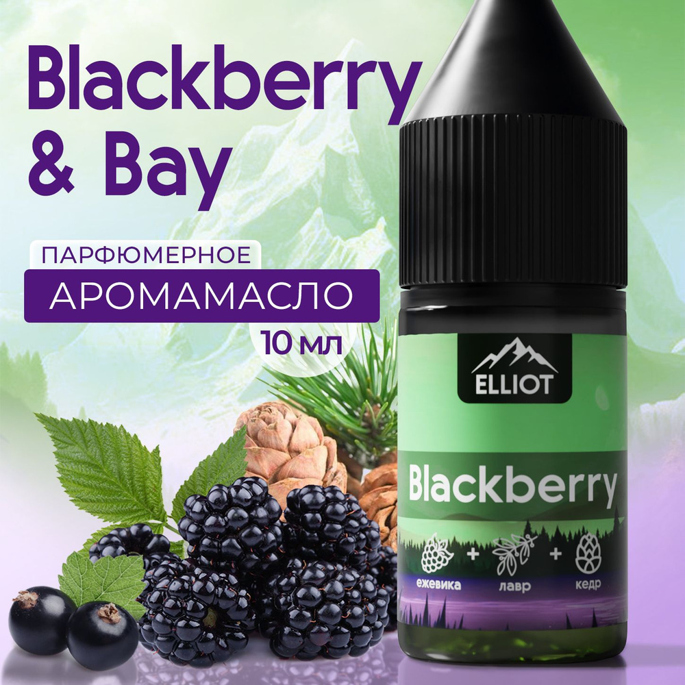 Аромамасло "Elliot - Blackberry & Bay" 10 мл, для диффузора, свечей, мыла, парфюм  #1