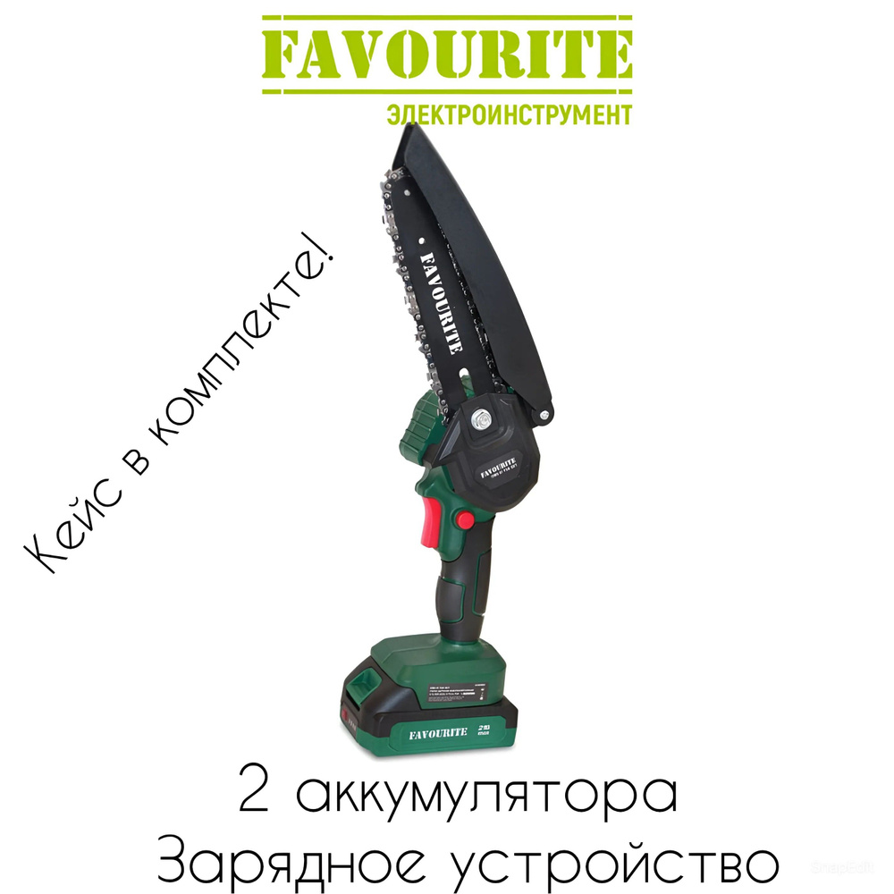 Пила аккумуляторная Favourite в кейсе 21V, 1.5 Ач, 2 АКБ+ЗУ #1