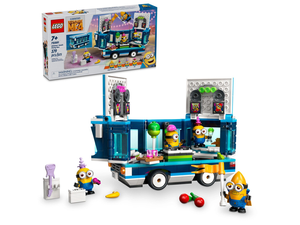 Лего Minions серия, LEGO 75581 Автобус для музыкальной вечеринки миньонов, lego конструктор для мальчика, #1