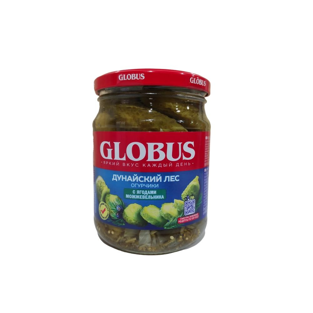 Globus Огурцы с ягодами можжевельником, 500 мл #1