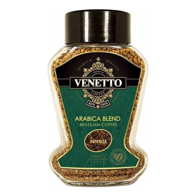 Кофе Venetto Intense сублимированный растворимый, 95 гр*2 шт (ОДНА БАНКА 95 ГР)  #1