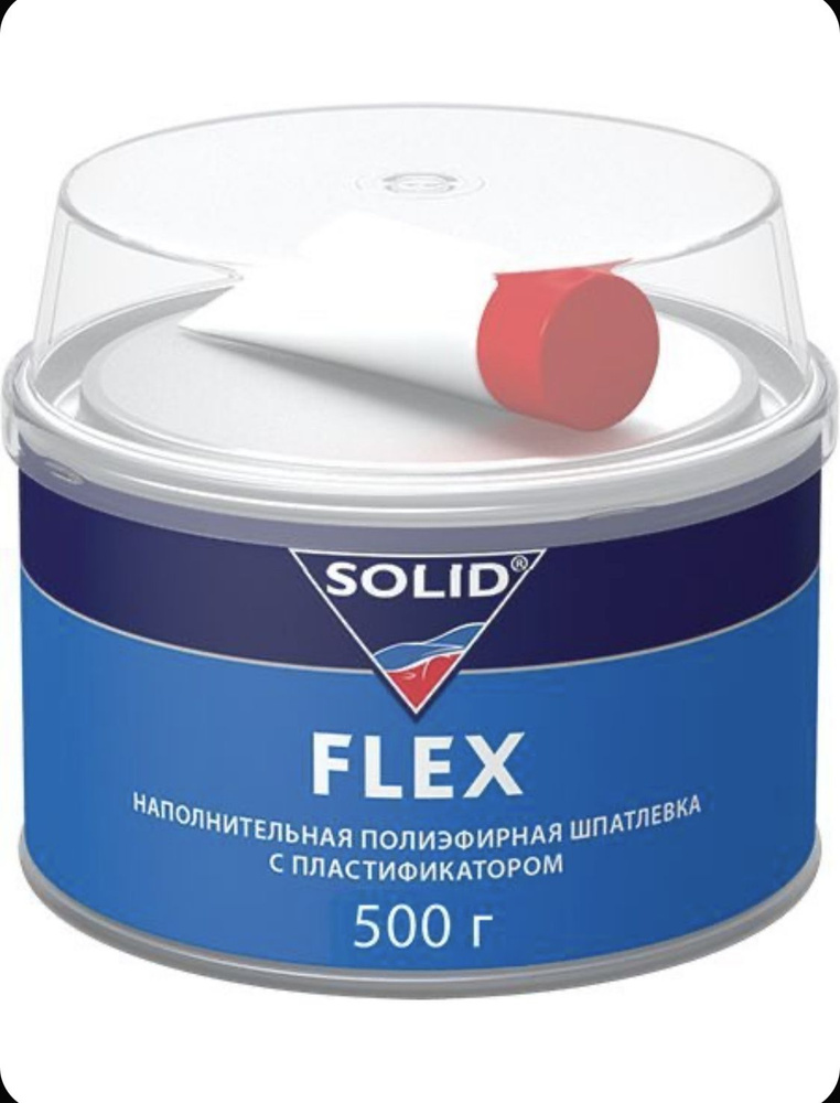 Шпатлевка по пластику solid flex 500гр #1