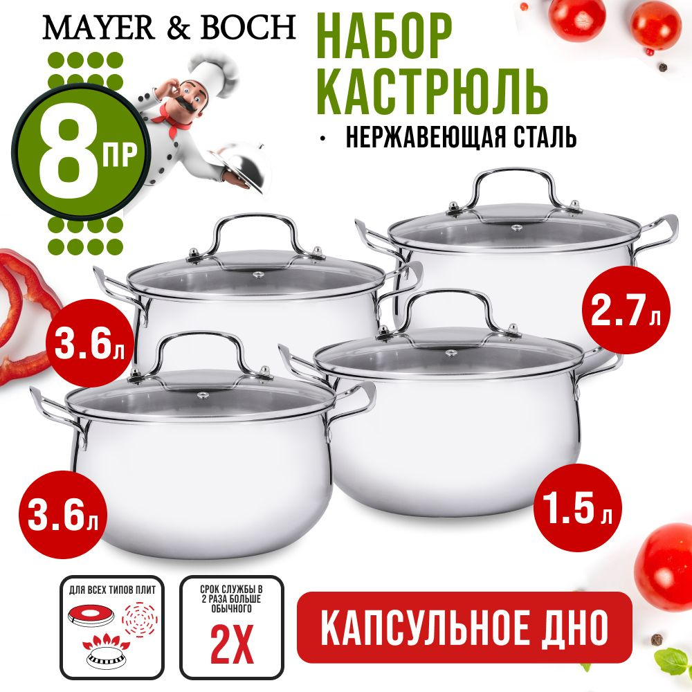 Набор кастрюль MAYER&BOCH 29351 #1