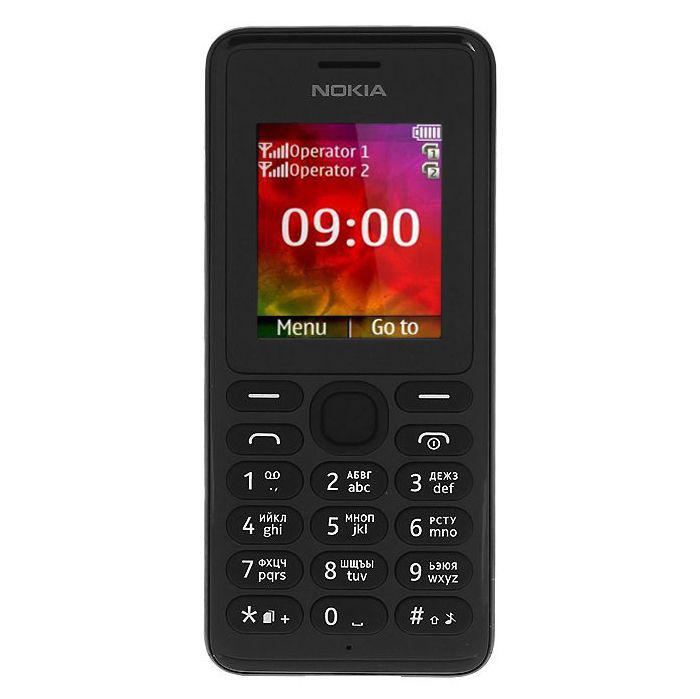 NOKIA 108 Черный телефон кнопочный (2G, 2SIM, RM-827) #1