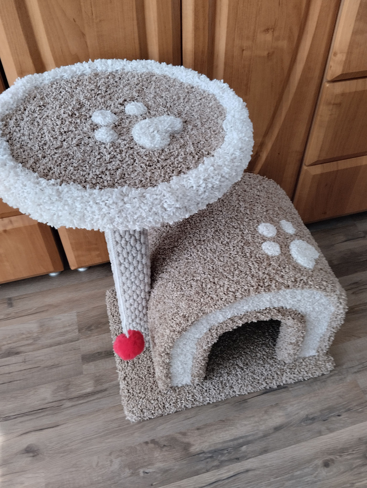 домик для кошки с лежаком #1